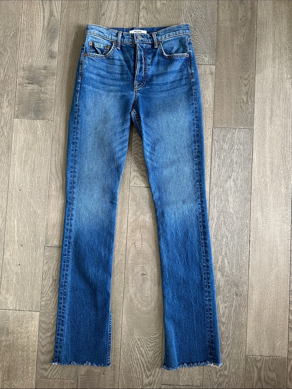 GRLFRND Classic Blue Women's Straight Jeans